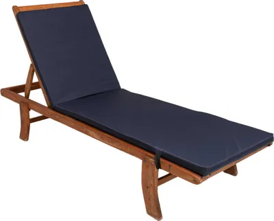 Produktbild von Kissen für Liegestuhl 190x60x4cm, Kissen für eine Gartenliege Marine, Outdoor Kissen, Deckchair, Liegenauflage, Auflagen für sonnenliegen