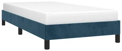 Obrázok produktu pre vidaXL Rám postele bez matraca tmavomodrý 90x200 cm zamat