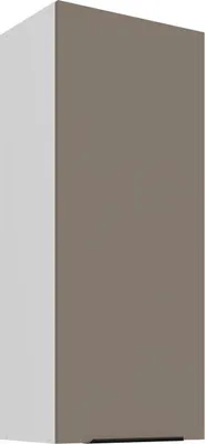Produktbild von LUNARA Küchenoberschrank – Breite 45 cm, Dunkelbeige/Weiß