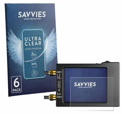 Produktbild von 6x Für NanoVNA H (handheld) Schutzfolie Savvies Displayschutz Display Schutz Folie Klar Transparent