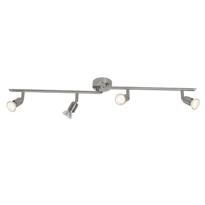 Produktbild von BRILLIANT LED Spotstrahler Loona  | zeitlose Wandleuchte | 4-flammig | Metall | eisen | Köpfe schwenkbar  | 4x GU10 max 3 W