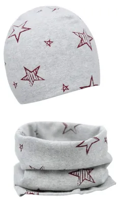Produktbild von Foruhoo Baby Mädchen Beanie Mütze + Schlauchschal 2er Set, Wintermütze für Junge