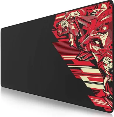 Productafbeelding van Famanu gaming muismat met een fijn stoffen oppervlak - 900 x 400 mm