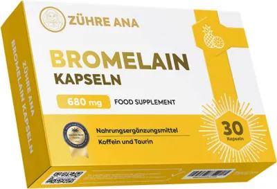Produktbild von Zühre Ana | Bromelain Kapseln (30  Stück)