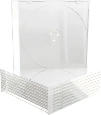 Produktbild von CD-Hülle Slimcase BOX32-T transparent 10 Stück Packung mit 20 Stück