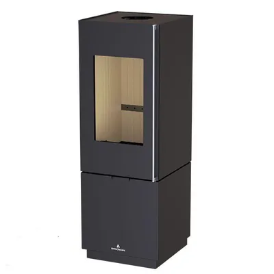 Obrázek produktu pro Krbová kamna BRONPI BOMBAY-F, 9 kW, černá