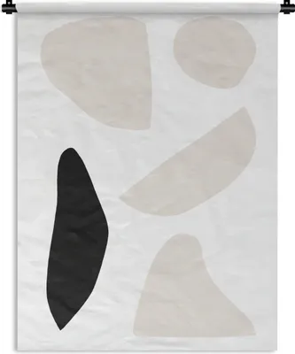 Produktbild von MuchoWow® Wandteppich Wandbehang Pastell - Abstrakt - Minimalismus 120x160 cm Tapisserie Dekoration Wandtuch - Wohnzimmer - Moderne