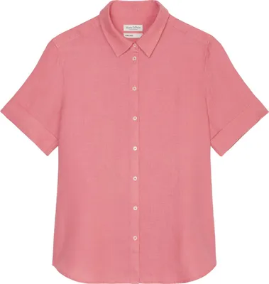 Produktbild von Blouse, regular fit, short sleeve, 343 melon red Größe 34/34