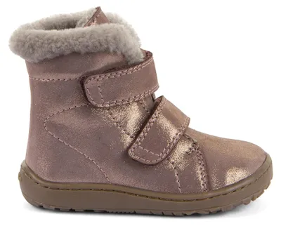 Produktbild von Froddo Barefoot Furry Boot Pink/Gold Größe EU 30