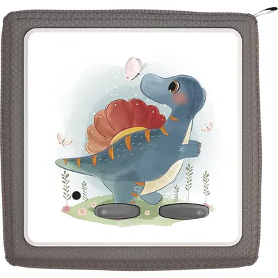 Schutzfolie für Toniebox, Dinosaurier mit Schmetterling, Vinyl, 1 Stück