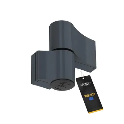 Produktbild von NAJDER Aluminium-Türscharnier - Jocker Typ - Aufschraubband - Doppelscharnier - Scharnier - für Türen - 1 Stück - Montageabstand 67mm - Anthrazit RAL 7016