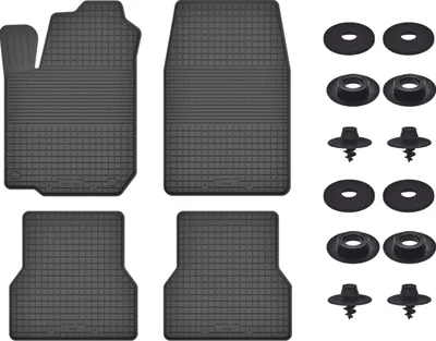 Produktbild von Gummimatten Mit Stoppern Für: Opel Zafira B (2005-2014) Schwarz Set