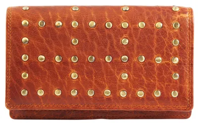 Produktbild von Raptor Damen-Geldbörse Echtleder Vintage Look Druckknopf Querformat RA40014