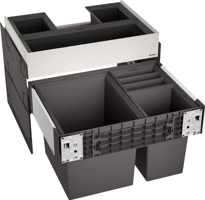 Zdjęcie produktu dla BLANCO wbudowany kosz na śmieci 1x 30 i 2x 8 litrów SELECT II 60/3 Orga