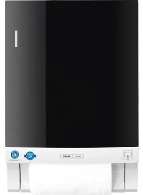 Produktbild von CWS Panel Schwarz für - Stoffhandtuchspender Dry Slim | 1 Stück