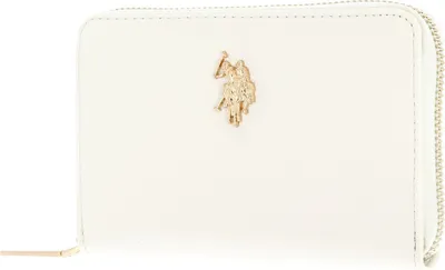 Produktbild von U.S. POLO ASSN. Geldbörse Jones Zip Wallet Cream White creme