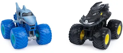 Produktbild von Monstertruck Spielzeugauto Set - Metall - Maßstab 1:64 - 2 Stück - Ab 3 Jahren