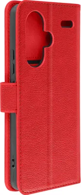 Image de Avizar, étui en similicuir avec fonction de support Xiaomi Redmi Note 13 Pro Plus, rouge