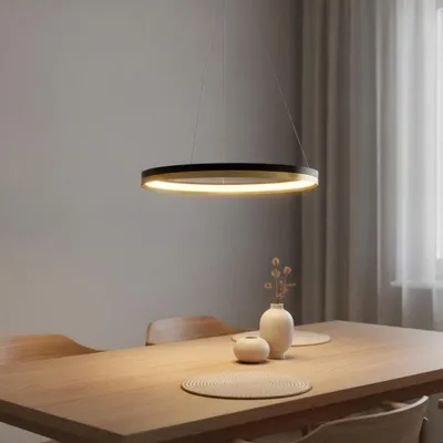 Productafbeelding van Hanglamp Cantria zwart met goud Ø 60cm, AI-gegenereerde afbeelding