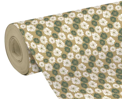 Produktbild von Clairefontaine Geschenkpapier "Gänseblümchen" Secare-Rolle (B)700 mm x (L)50 m