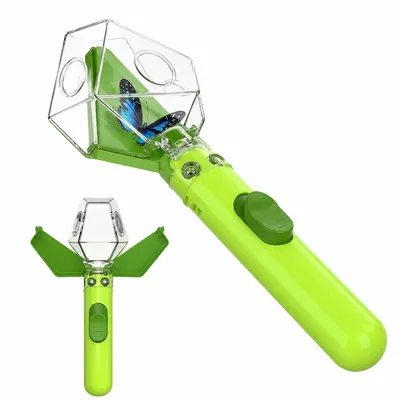 Produktbild von Insektenfänger Kinder Set, Insekten Beobachtungsset mit 6-fach Lupe und Becherlupe, Naturforscher Spielzeug für Outdoor Garten, STEM Lernspielzeug