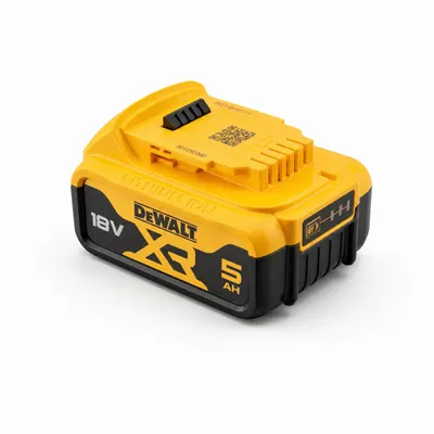 Produktbild von 18V 5,0Ah Li-Ion Ersatzakku kompatibel mit DEWALT 18V XR – 5000mAh Werkzeugakku mit Ladestandanzeige