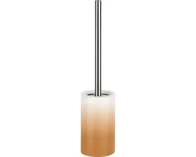 Produktbild von Spirella "Tube" WC Bürste aus Porzellan Weiß/Orange