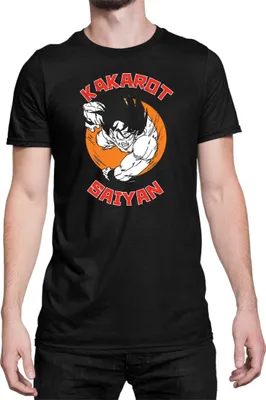 Immagine prodotto di Maglietta da uomo Dragon Anime Manga Ball Z Kakarot Saiyan 01, Man 4XL , Noir