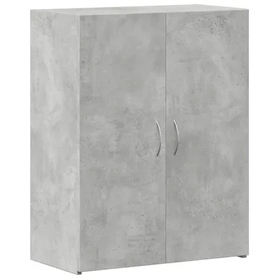 Produktbild von Aktenschrank Betongrau 60x32x77,5 cm Holzwerkstoff