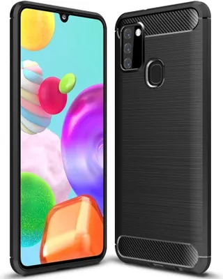 Produktbild von Carbon Bush TPU Hülle für Samsung Galaxy A21s - Ultraleicht und Langlebig KP29529