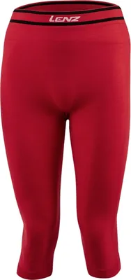 Produktbild von Lenz Herren Funktionshose 3/4 6.0 Merino , Rot, XL