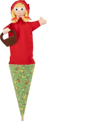 Produktbild von Tütenkasper / Tütenpuppen Rotkäppchen 55 cm Mehrfarbig, 11048D