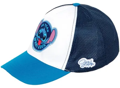 Zdjęcie produktu dla Czapka z daszkiem Disney Lilo i Stich, niebieska, rozmiar 51–54 cm, dla dzieci, niebieska, rozmiar 51–54 cm