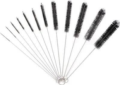 Produktbild von Reinigungsbürste, kleine & schlanke Milchrohrbürste, Strohbürste, Kühlschrankreiniger, Flaschenbürste
