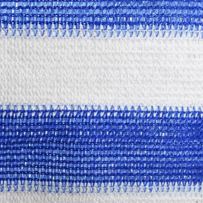 Produktbild von vidaXL Balkon-Sichtschutz Blau und Weiß 120x500 cm HDPE