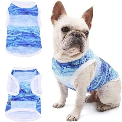 Produktbild von Sommertanktop für Hunde Katzen Größe L atmungsaktives Oberteil