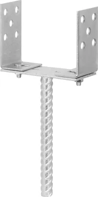 Immagine prodotto di ADGO Base per palo con asta per muratura, fissaggio del palo, regolabile 0-160