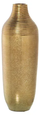 Keramik-Bodenvasse, gold, 21 x 63 cm