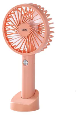 Produktbild von Handheld Fan 1 Stück, USB-Wiederaufladbarer Mini-Tischventilator Mit 3 Stufen, Für Studentenwohnheim Und Büro