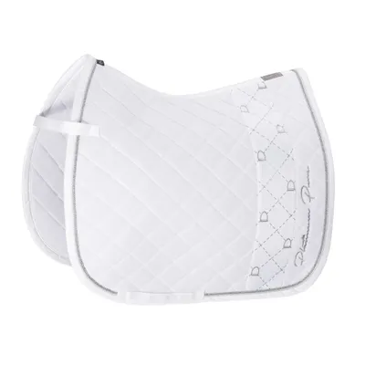 Produktbild von Eskadron PURE Schabracke MESH STRIPE, weiß Form - Dressur