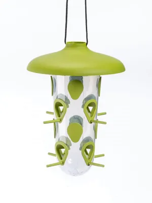 Produktbild von Plastia Robin - 3-in-1 Vogelfutterhaus, Vogeltränke - Grün