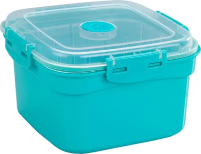 Produktbild von Wenko Mikrowellen-Dampfgarer, 2 Liter, 18x18x12 cm, lebensmittelechter Kunststoff, 3 Teile, zum Dampfgaren, Einfrieren, Transportieren & Kochen