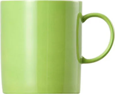 Image de Thomas Sunny Day Mug avec anse, tasse à café, porcelaine, Apple Green, résistant au lave-vaisselle, 300 ml, 15505