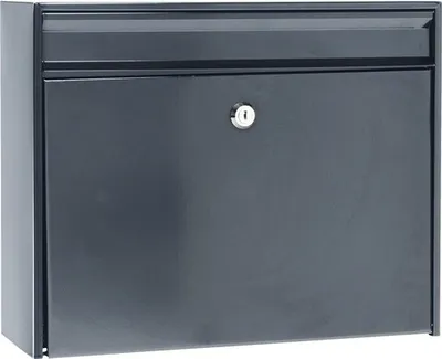 Produktbild von MEFA Briefkasten Stahl pulverbeschichtet BxHxT 380/311/135 Bosca 34 (101) grau