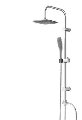 Produktbild von Famanu Duschset 2-in-1 Große Regendusche Handdusche Chrom