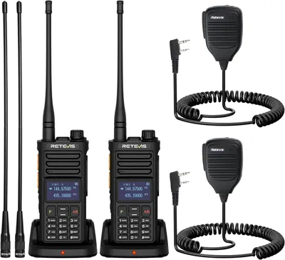 Obrázok produktu pre Retevis Ailunce RA89R – amatérske rádio s ovládaním cez aplikáciu, prenosný opakovač, AM/FM, 2800mAh, rádio pre amatérov s mikrofónom a anténou