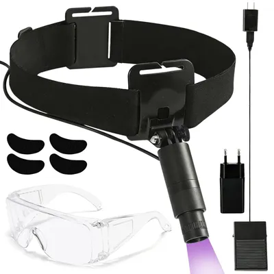 Obrázek produktu pro Přenosná UV lampička na řasy - 6W - Nastavitelná pro prodlužování řas