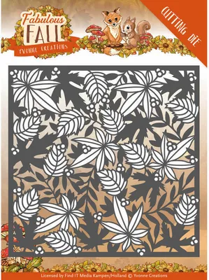 Produktbild von Stanzschablone - Yvonne Creations - Fabulous Fall - Blätter Rahmen