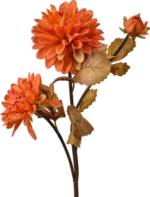 Obrázek produktu pro Clayre & Eef umělá květina 66 cm oranžová plastová
