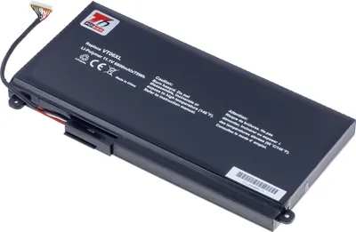 Obrázok produktu pre Batéria T6 Power pre notebook Hewlett Packard, číslo dielu 657240-271, Li-Poly, 11,1 V, 6800 mAh (75 Wh), čierna